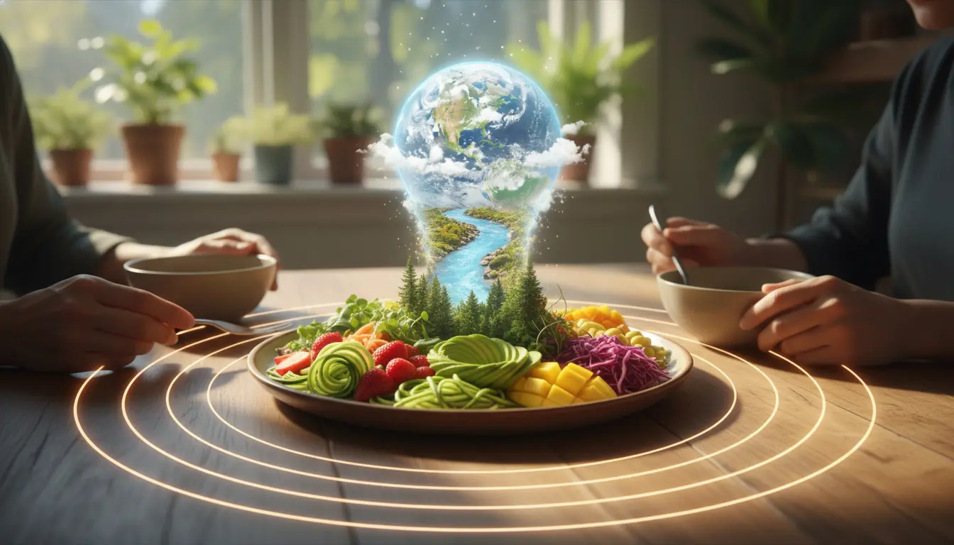 Alimentation vivante et impact environnemental 