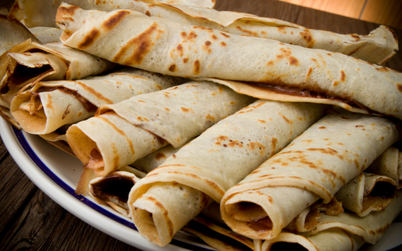 Ingrédients crêpes végan