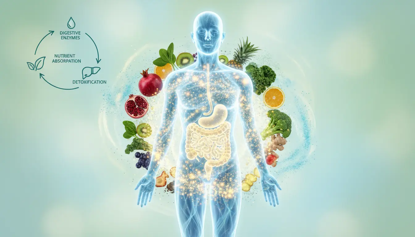 Lien entre enzymes et détoxification 