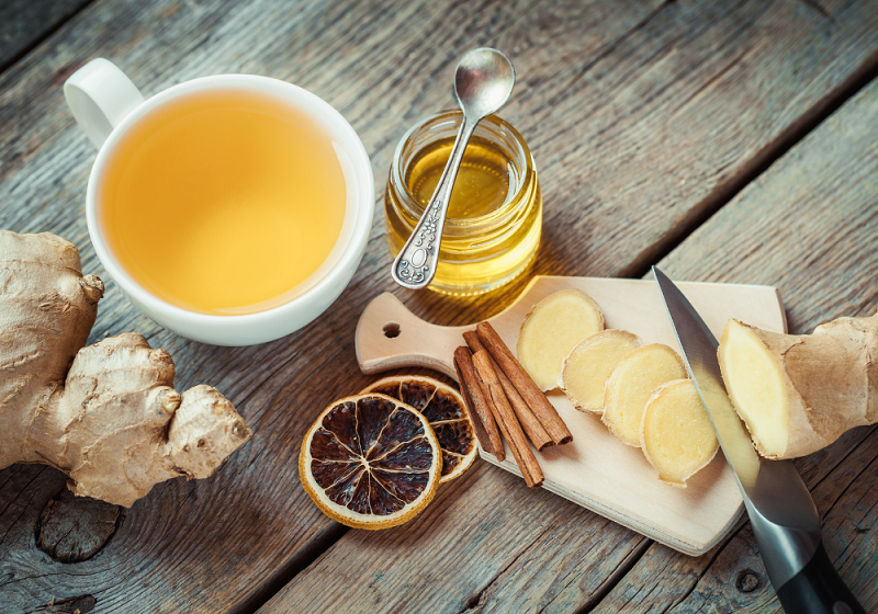 Recette d'eau de gingembre avec la cannelle