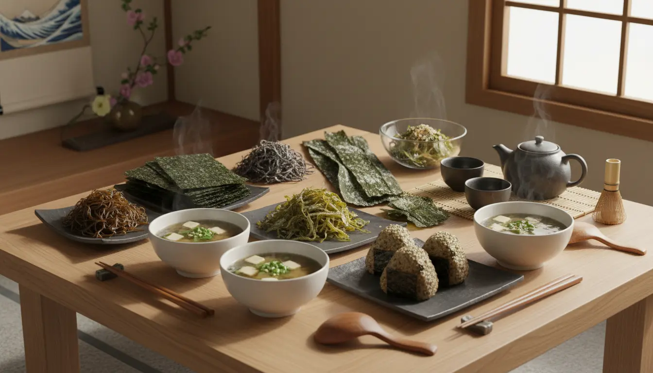 L'alimentation en algues des japonais