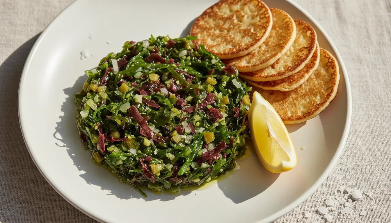 Tartare d'algues maison
