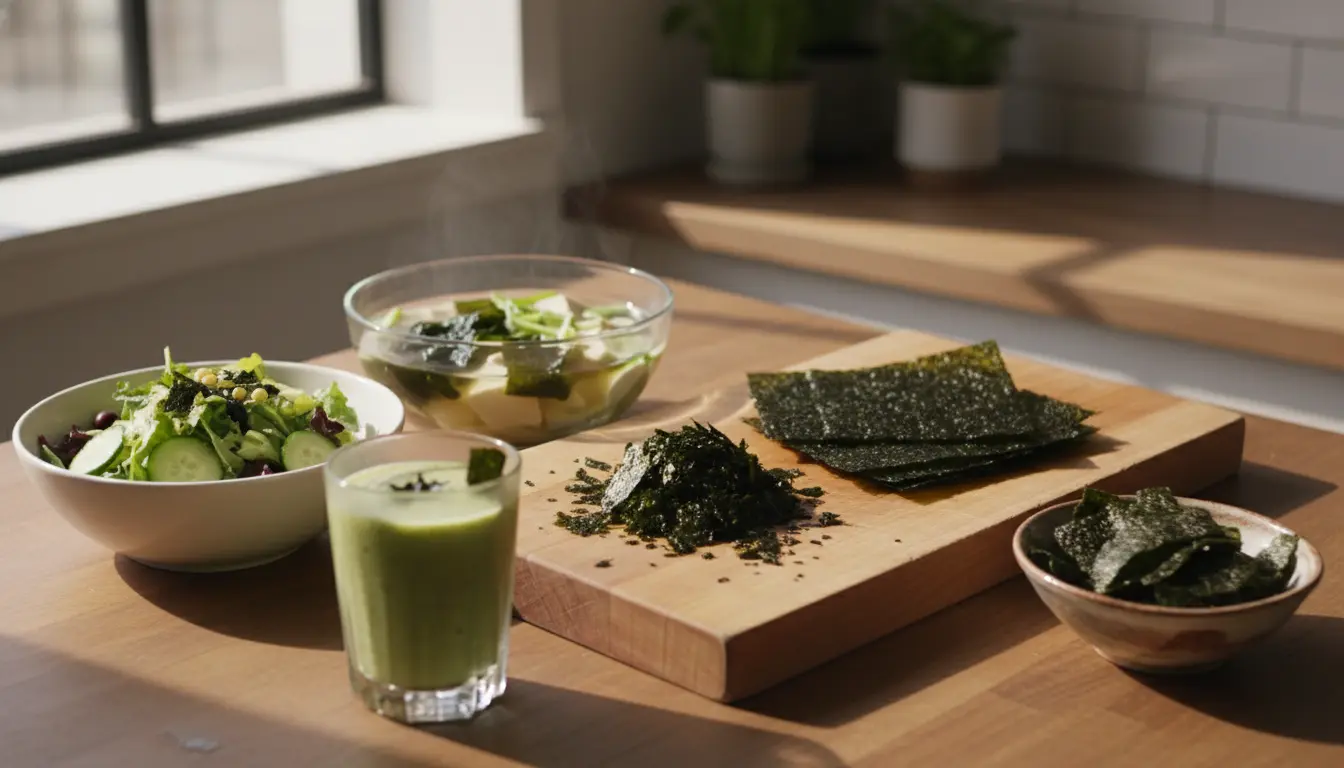 Le nori dans une alimentation protéinée