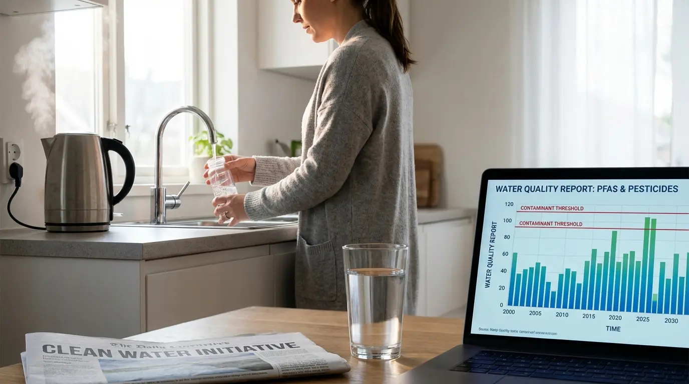 Vérifier la qualité de l'eau du robinet