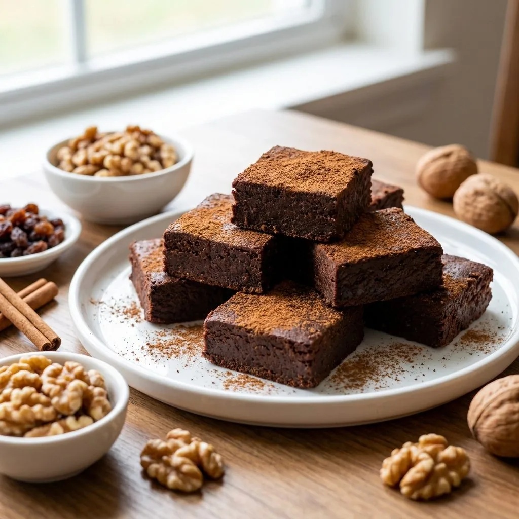 Brownies crus épicés à la mexicaine, cacao et cayenne