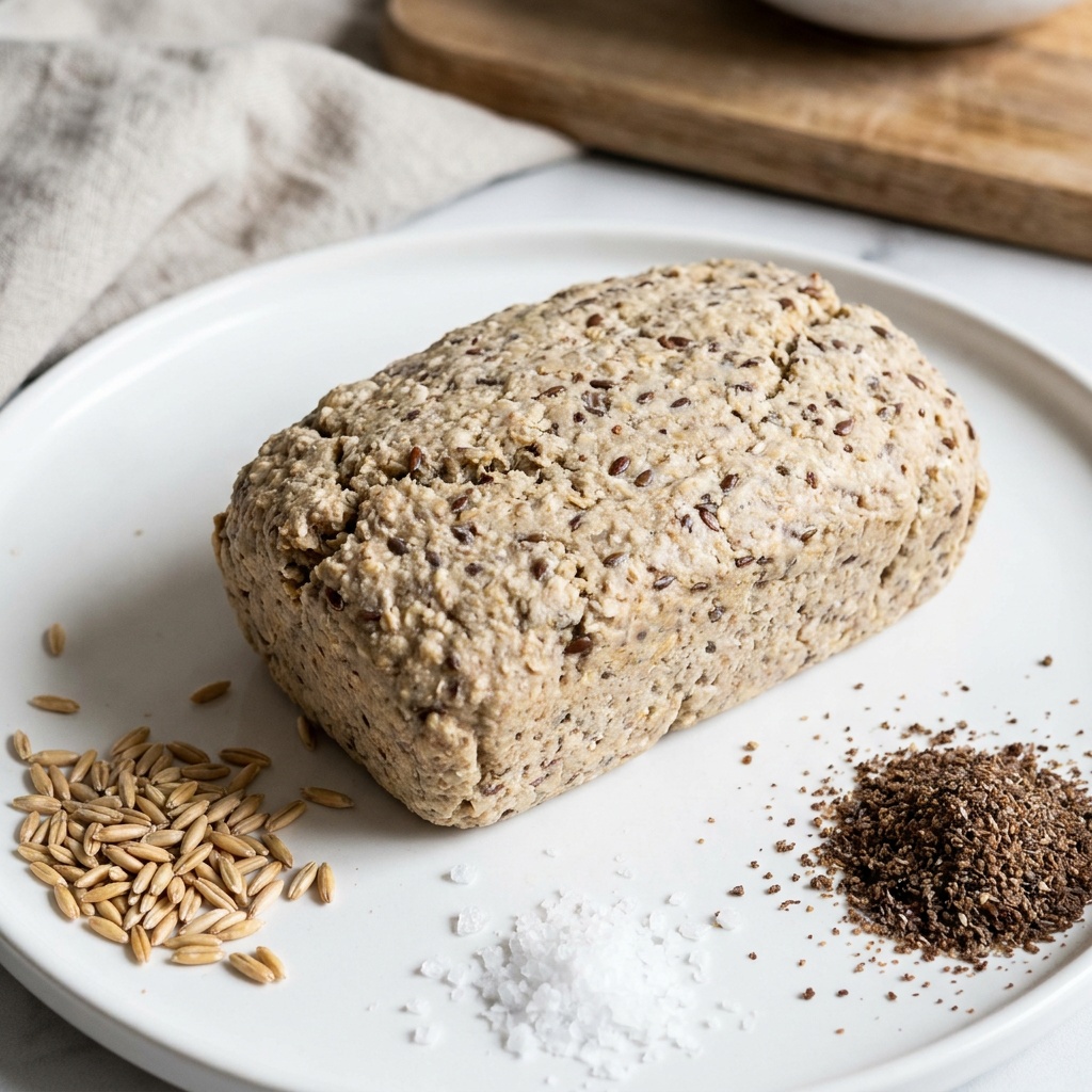 Raw Oat and Flaxseed Bread