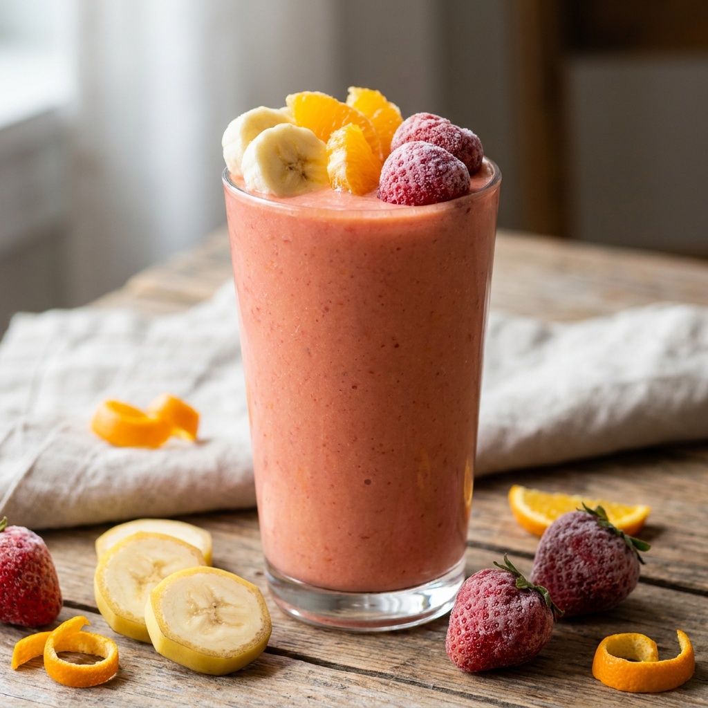 Sanfter Smoothie mit Fenchel, Ingwer und Kurkuma für die Tage der Periode