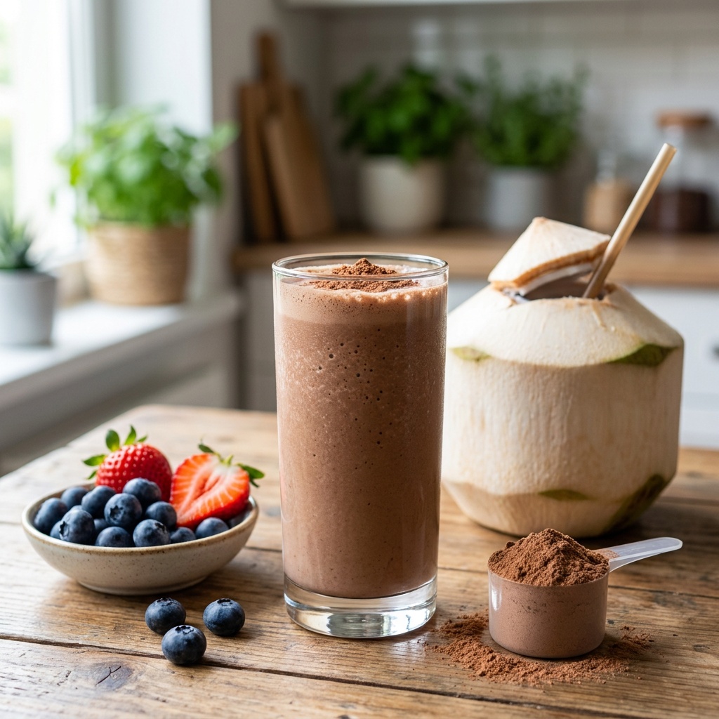 Kokos-Kakao-Smoothie