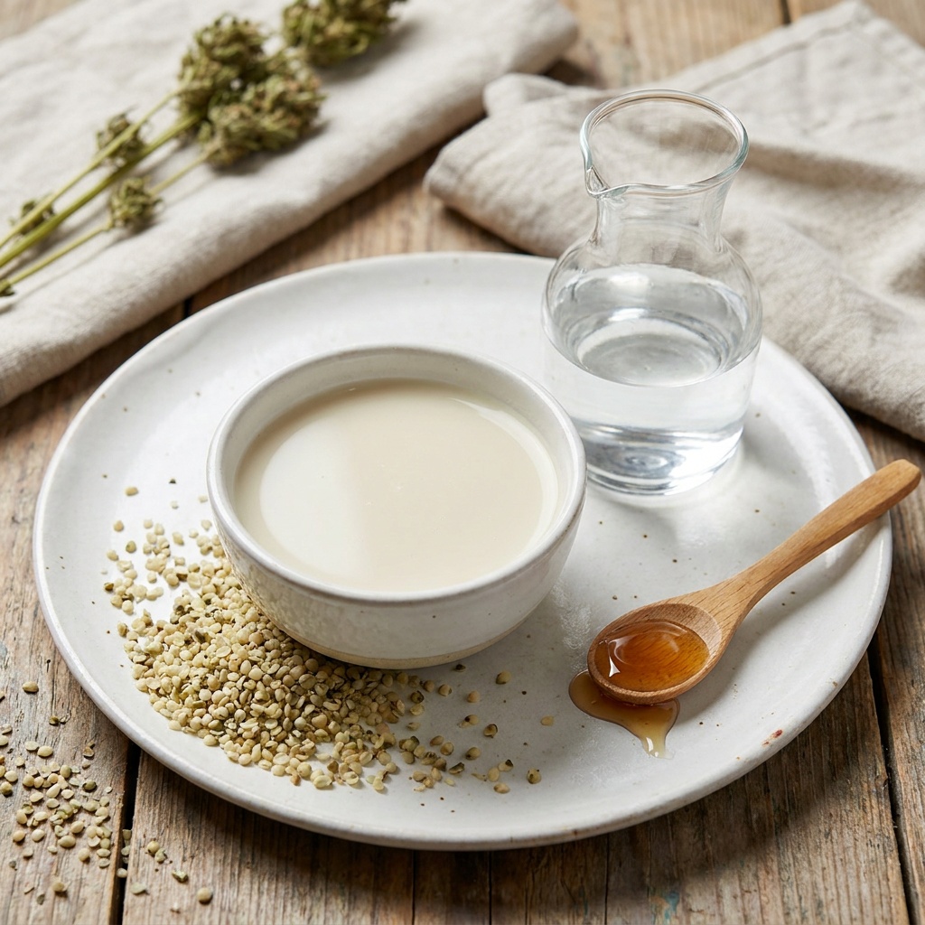 Rohe Hanfmilch