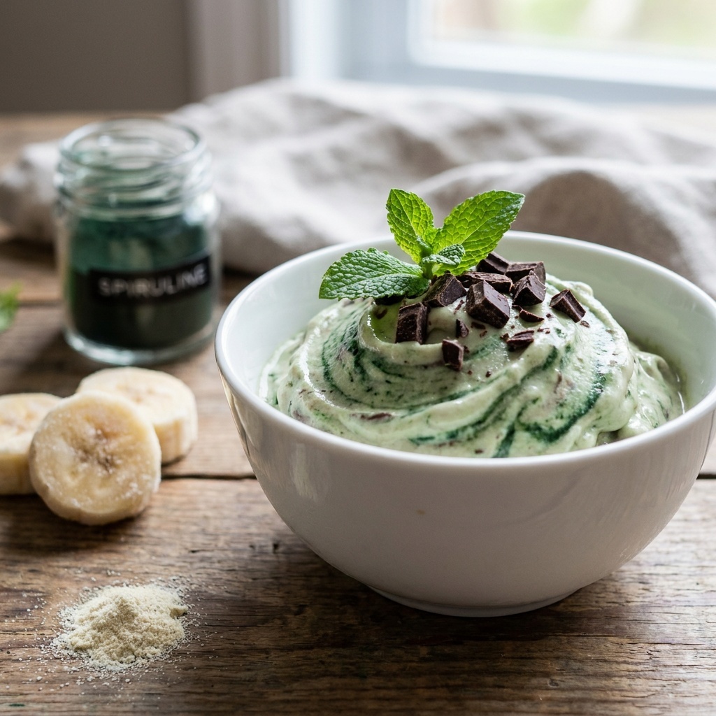 Nice cream de menta y chocolate