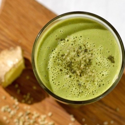  Smoothie Herbe d'Orge Citron Gingembre