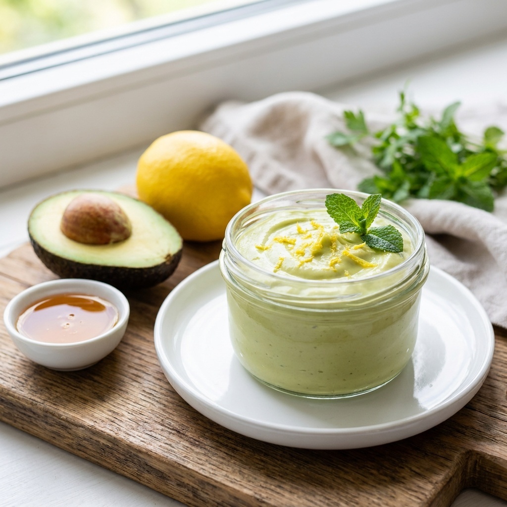 Rohes Zitronen-Avocado-Pudding, in fünf Minuten fertig