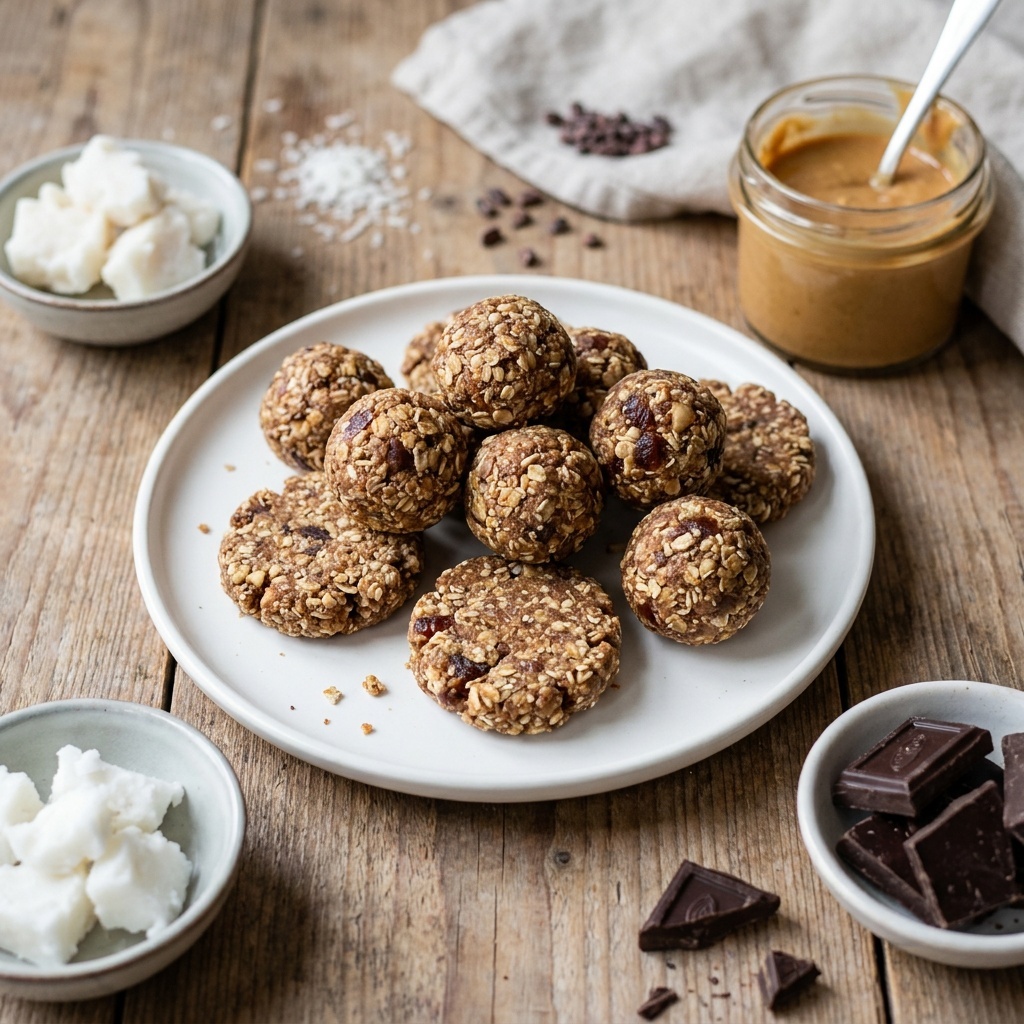 Cookies crus sans cuisson