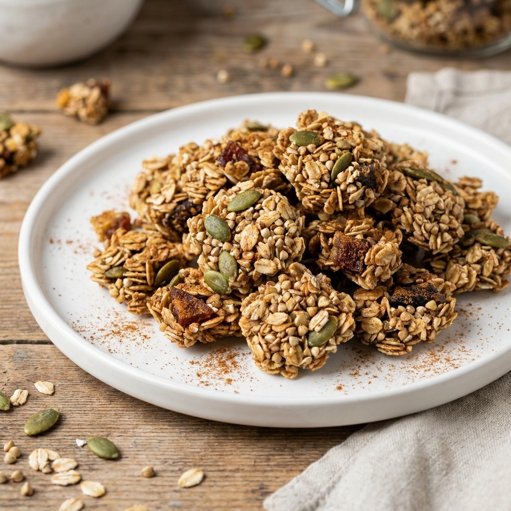 Granola cru au potiron