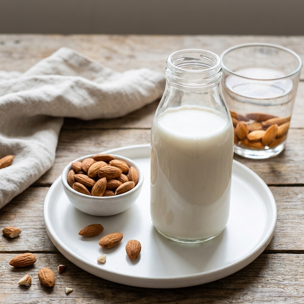 Lait d'amande cru maison