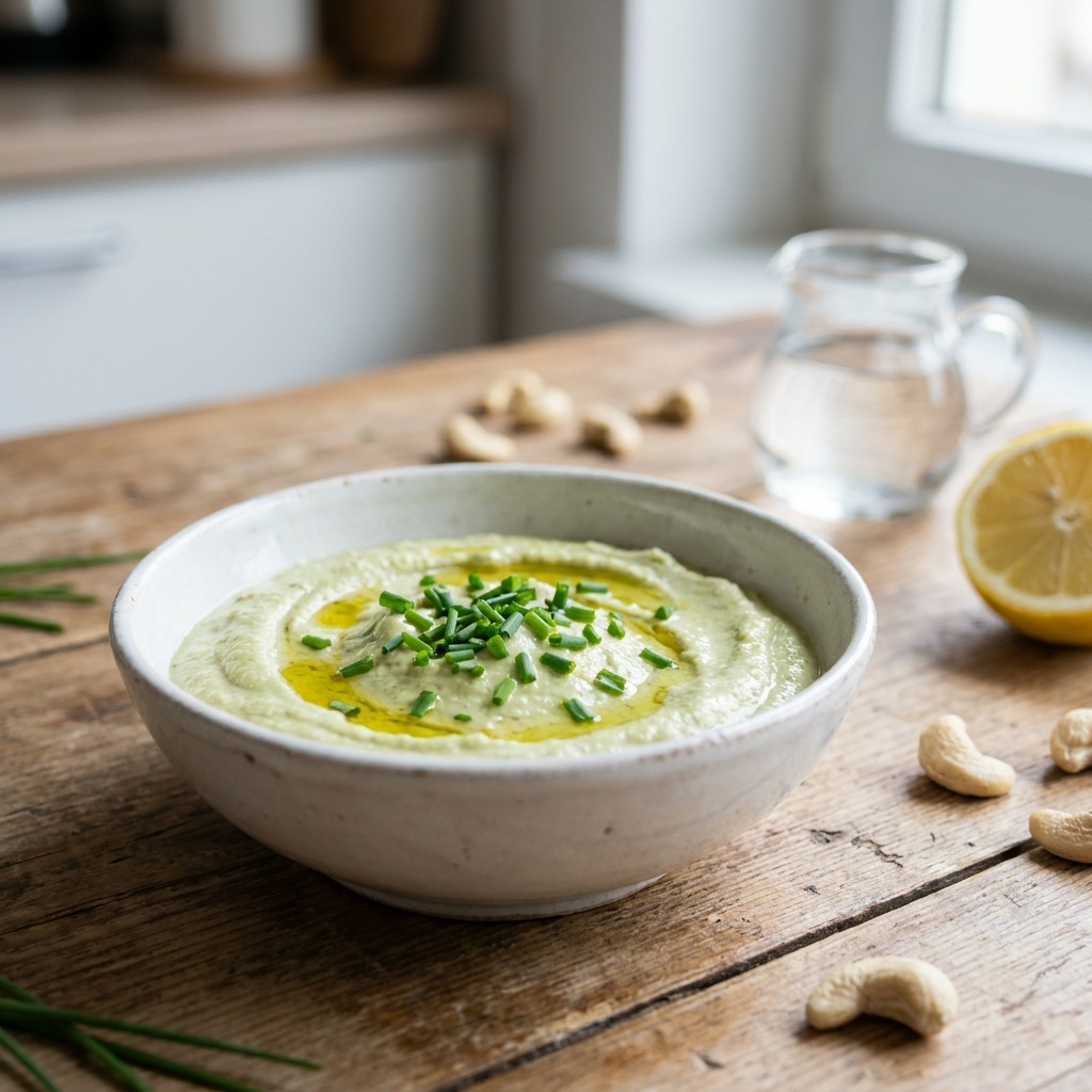 Trempette crémeuse à la ciboule