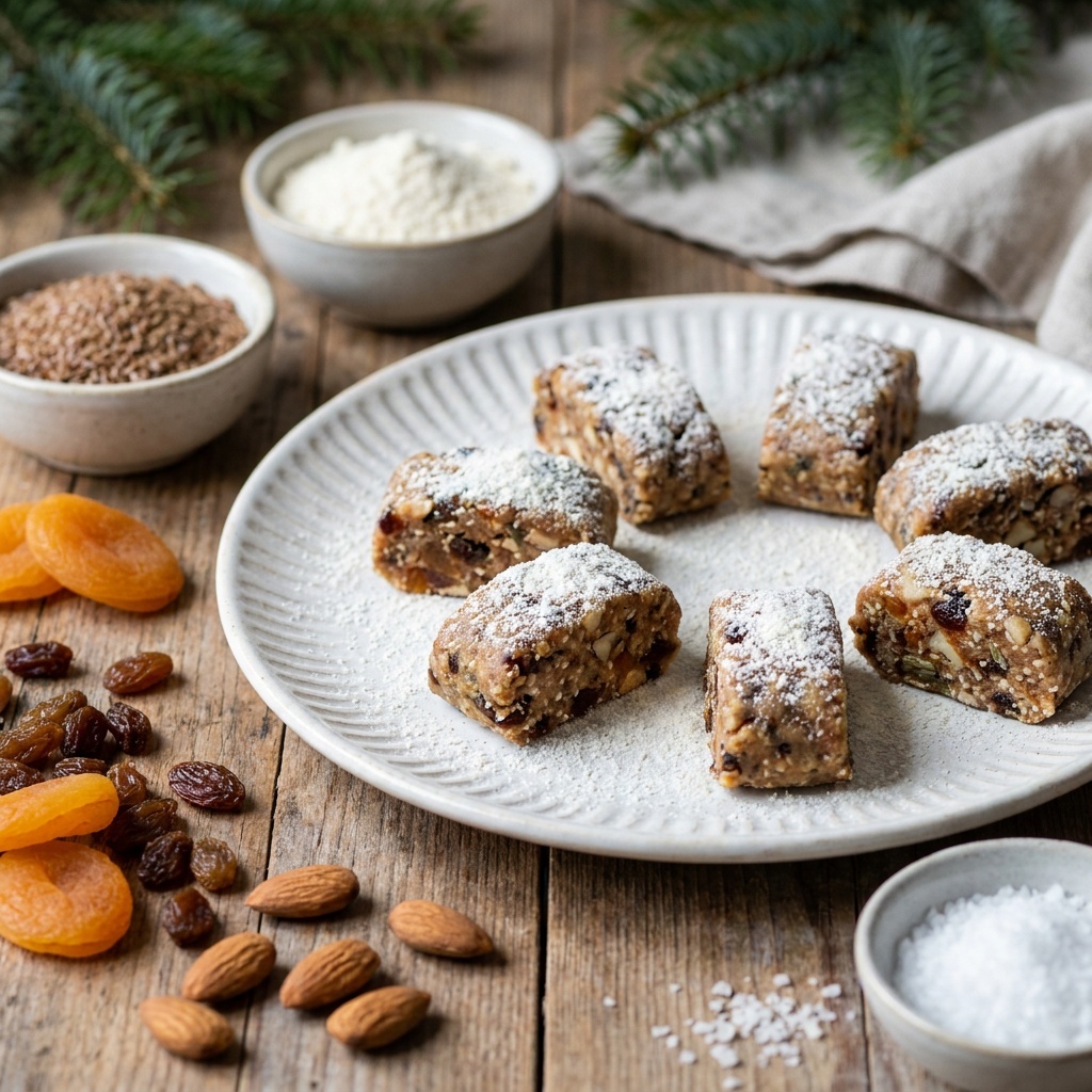 Mini stollen de Noël cru