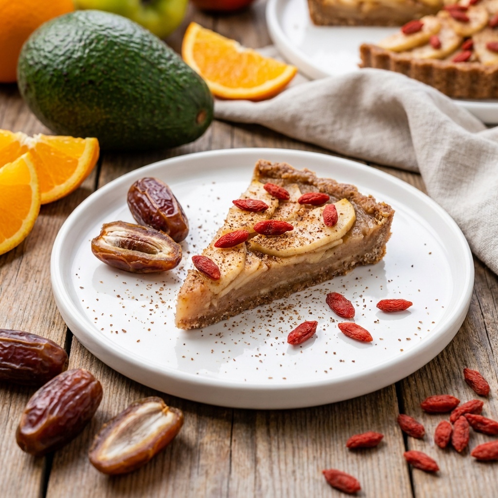 Tarte crue aux pommes
