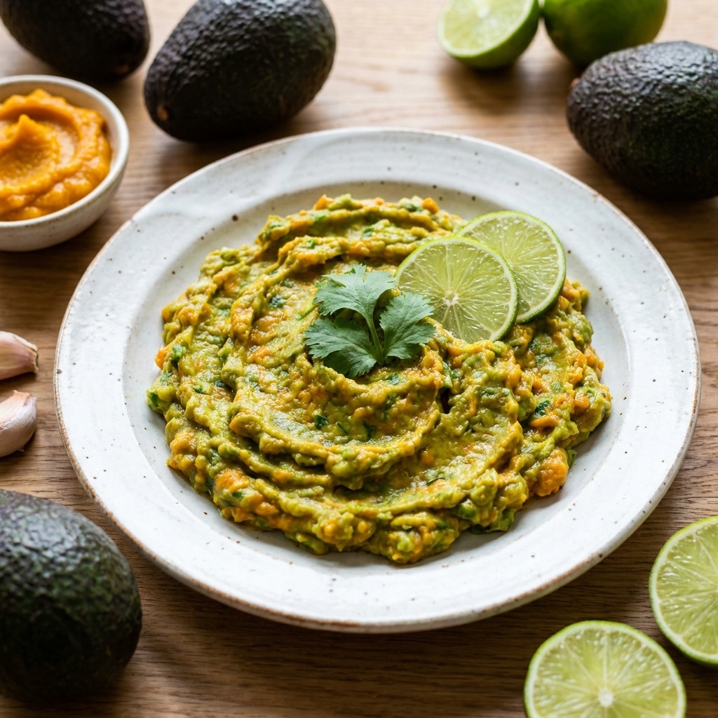 Guacamole à la courge kabocha et au citron vert