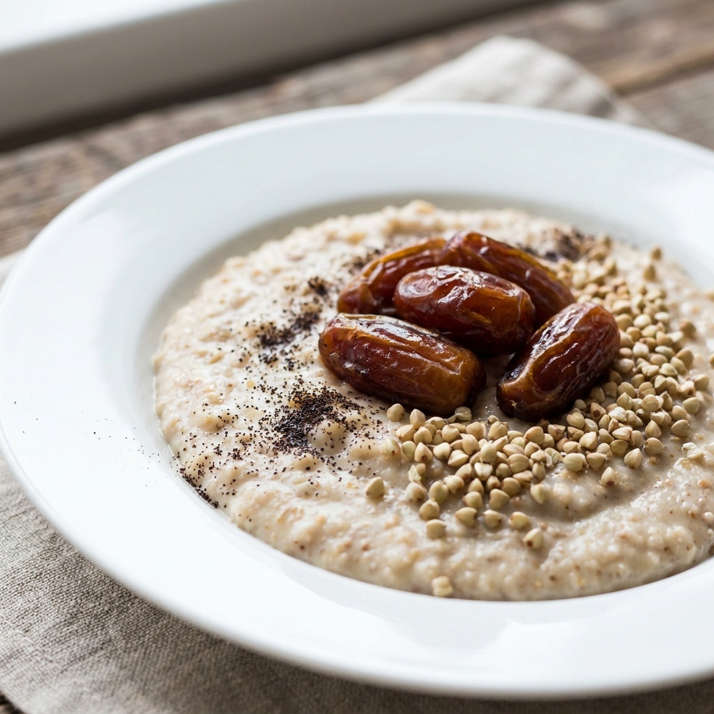 Porridge cru de sarrasin à la vanille