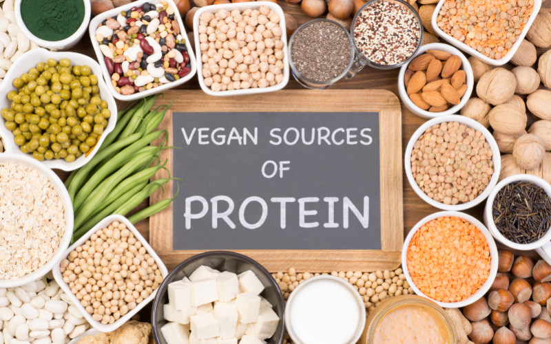 ¡6 fuentes de proteínas (vegetales)!