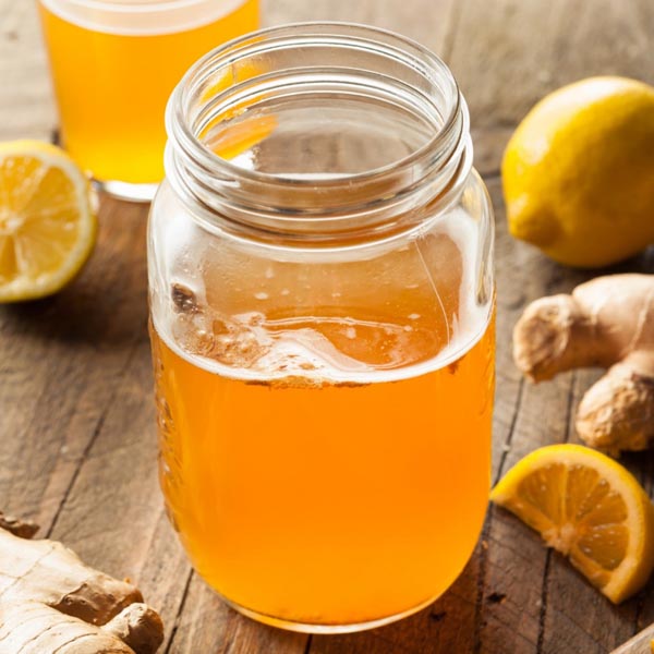 Préparation d'un kéfir d'eau de coco 