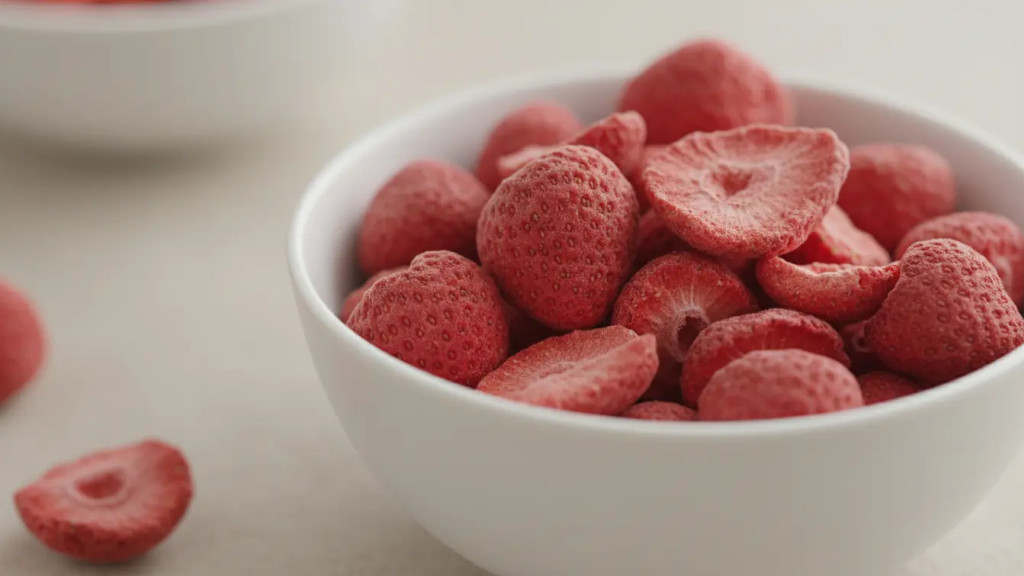 Fragole liofilizzate: l'alternativa sana e gustosa alle caramelle!