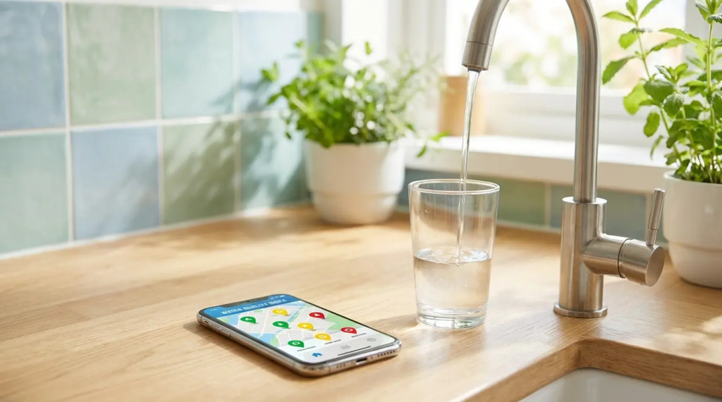 Controleer gratis de kwaliteit van het kraanwater bij u thuis.