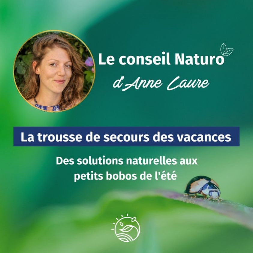 La trousse de secours des vacances : des solutions naturelles aux petits bobos. 