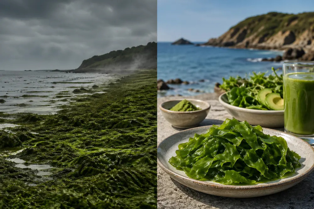 Algas verdes en Bretaña: la doble vida de Ulva, de plaga a superalimento
