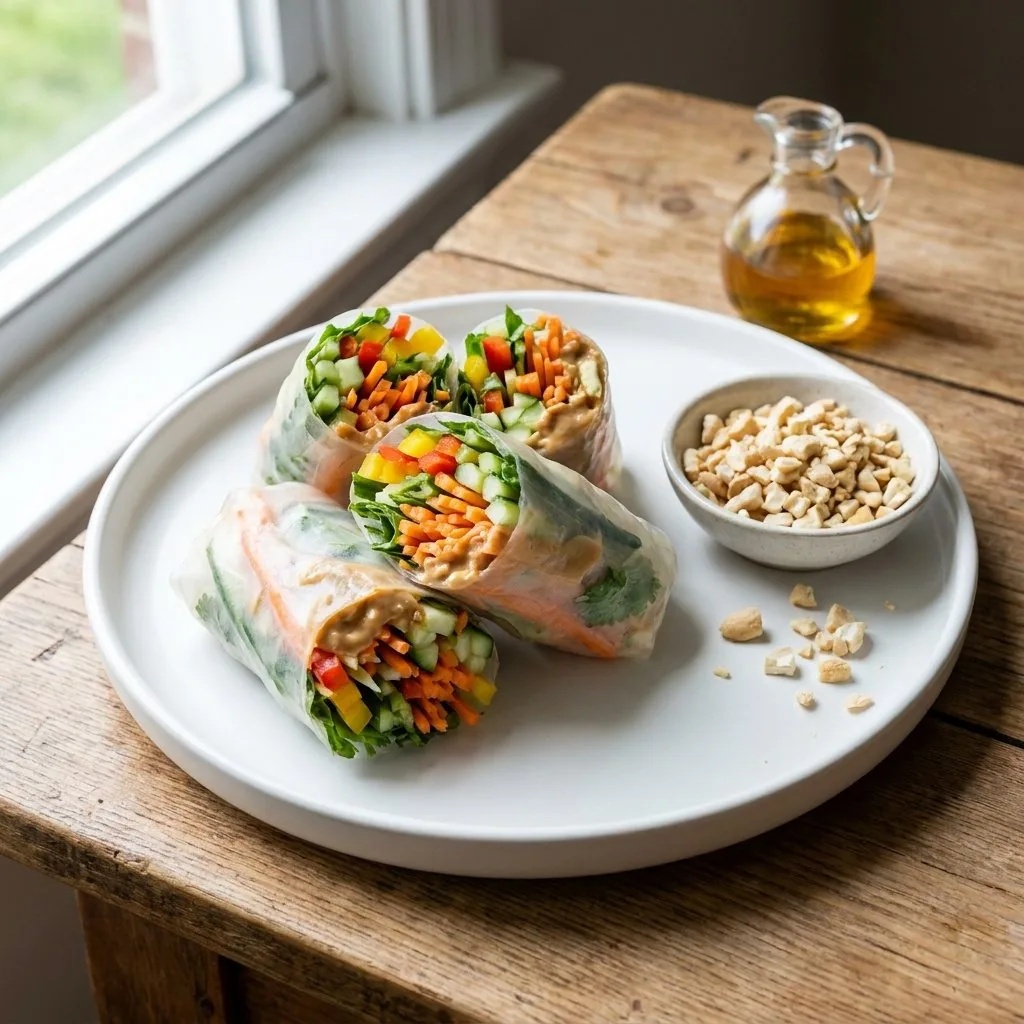 Würzige Thai-Wraps mit Gemüse