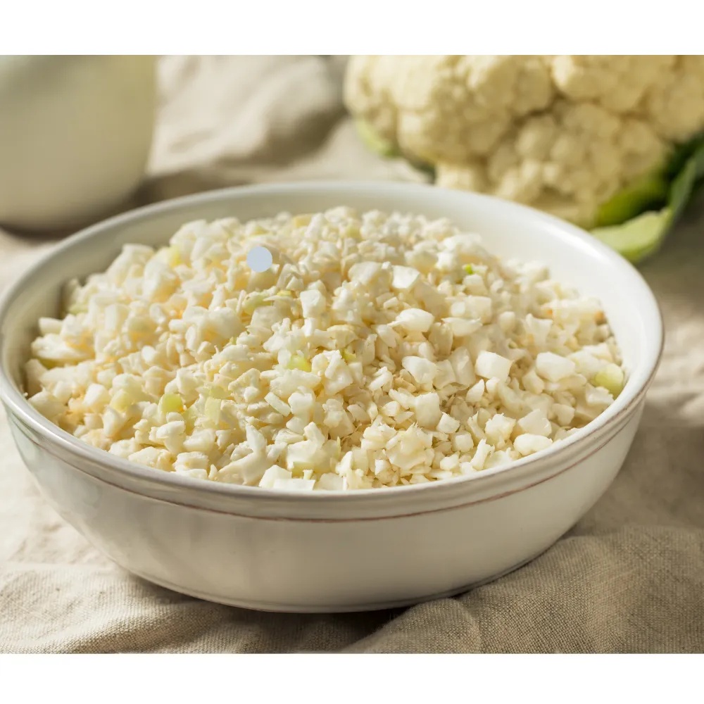 Blumenkohlreis-Taboulé mit Cashewkernen