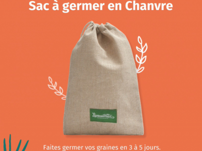 Sac à germer en chanvre 