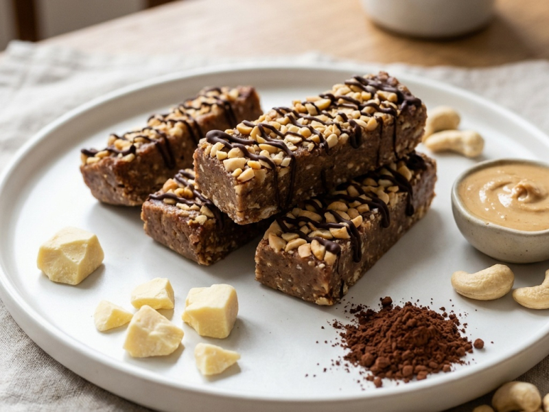 Rohe Riegel nach Snickers-Art