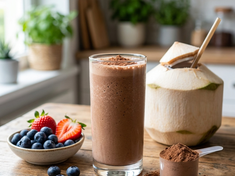 Kokos-Kakao-Smoothie