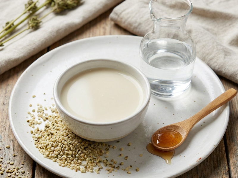 Rohe Hanfmilch