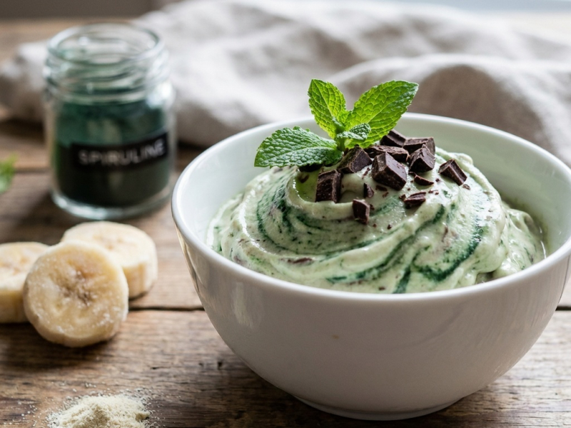 Nice cream de menta y chocolate