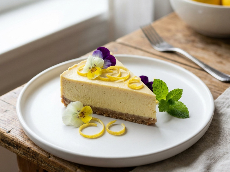 Cheesecake crudo de limón