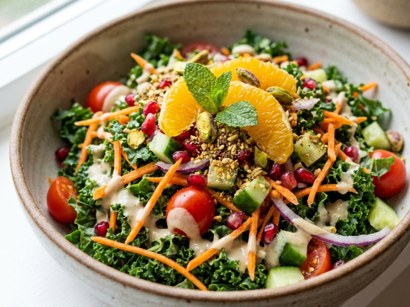 Ensalada de zanahoria a la marroquí con canela y naranja