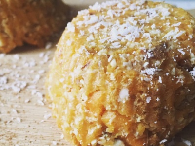 Muffins crus butternut-coco fraîche aux épices chaï  