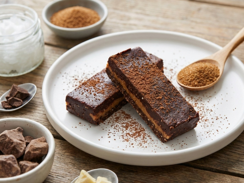Fudgy chocolate and peanut butter bars