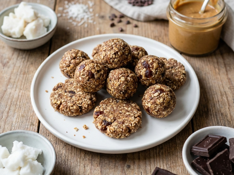 Cookies crus sans cuisson