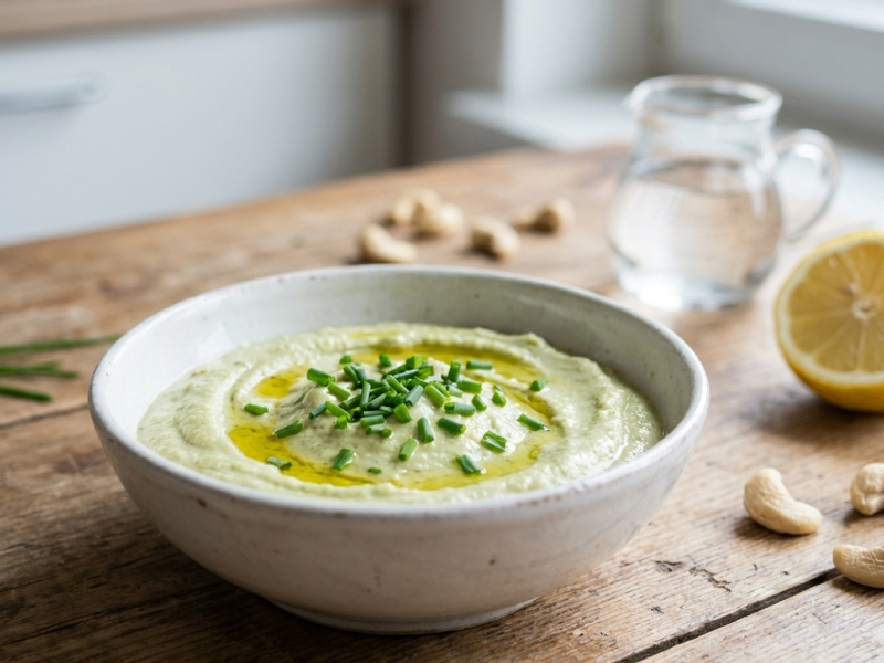 Trempette crémeuse à la ciboule
