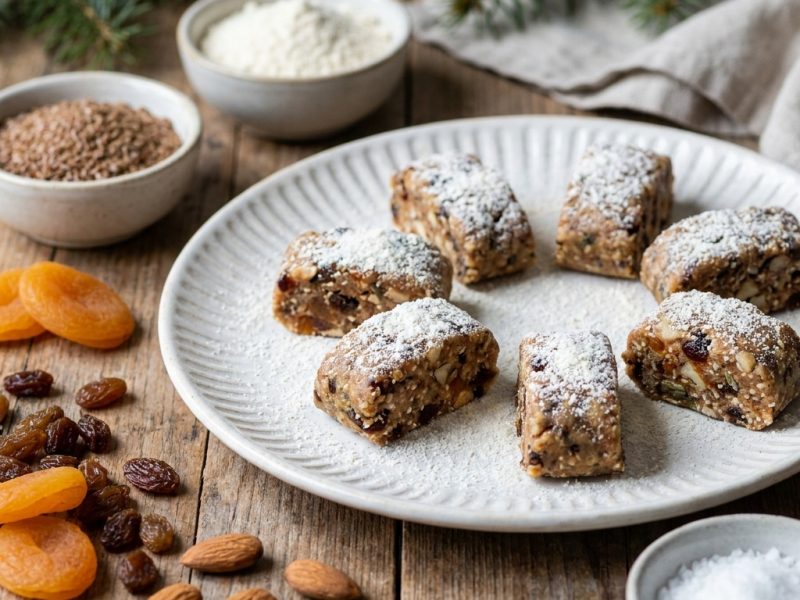 Mini stollen de Noël cru