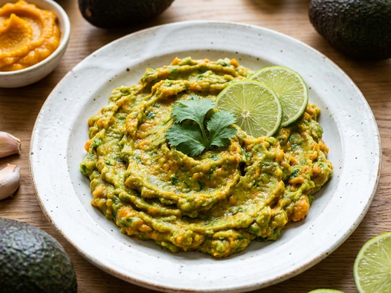 Guacamole à la courge kabocha et au citron vert