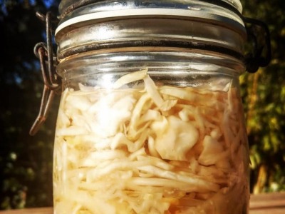 Pineapple fermented cabbage