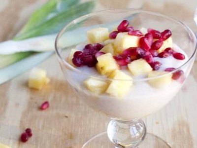 Coco pomegranate yogurt recipe