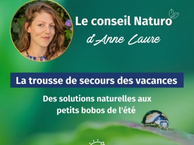 La trousse de secours des vacances : des solutions naturelles aux petits bobos. 