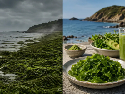 Alghe verdi in Bretagna: la doppia vita di Ulva, da flagello a super-alimento