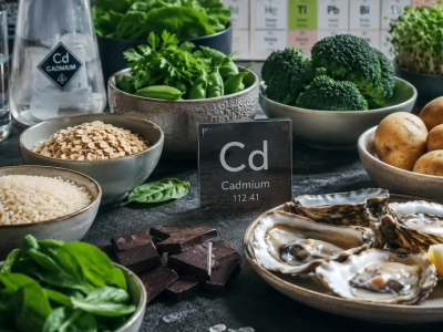 Cadmium dans l'alimentation : sources, risques, solutions 2026